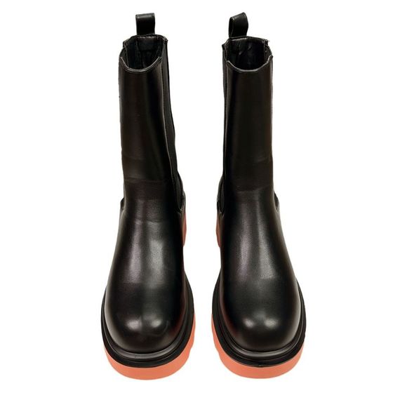 Vivianly Platform Chelsea Lug Sole Chunky Block Heel Boots - Size 39 - Picture 3 of 11